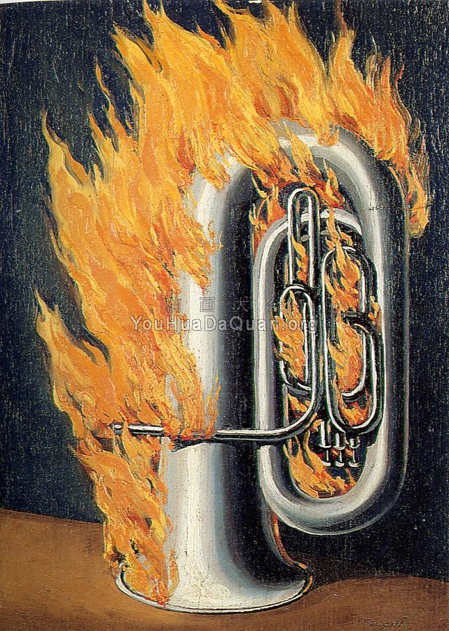 火的发现 - 雷内·马格里特